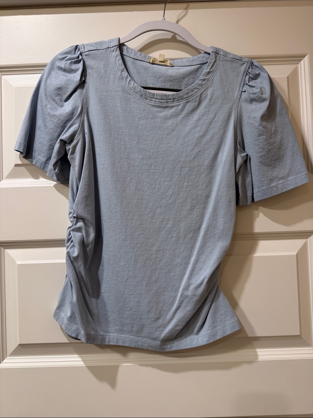 Madewell short sleeve ratchet side top